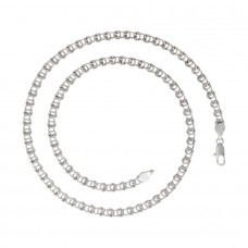 Apzeltīta ķēdīte ar klasisku  pinumu